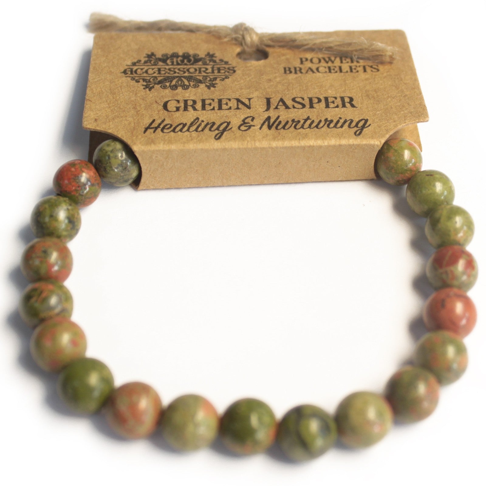 pulsera de Energía - Jaspe verde