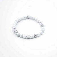 Pulsera de Jaspe Blanco - Paz y Amistad
