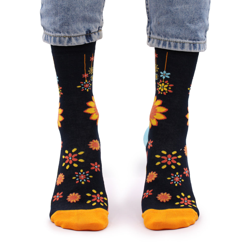 Calcetines Orgánicos Hop Hare - Mandala de Flores