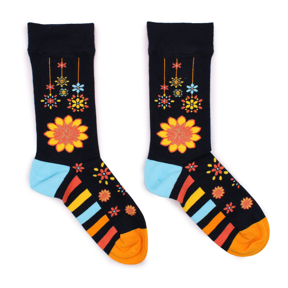 Calcetines Orgánicos Hop Hare - Mandala de Flores