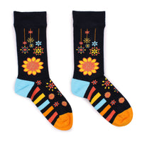 Calcetines Orgánicos Hop Hare - Mandala de Flores