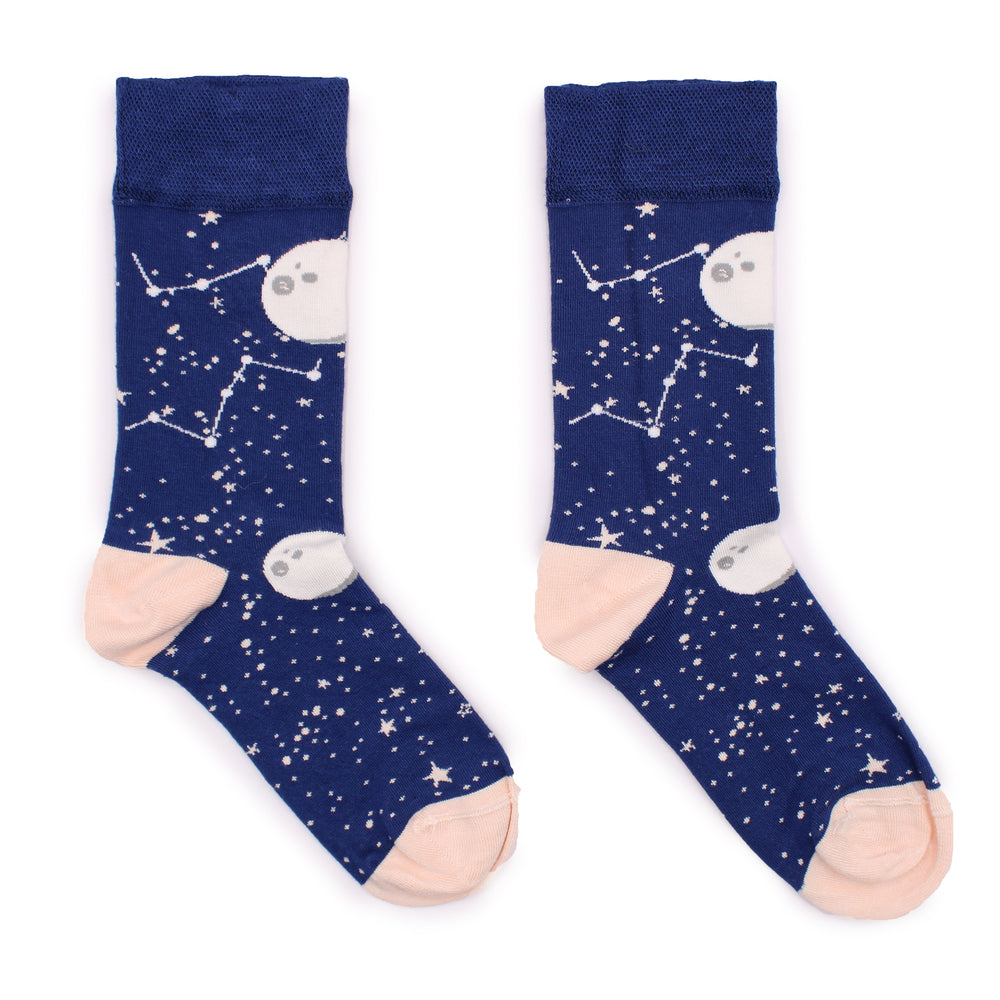 Calcetines Orgánicos Hop Hare - Paseo por la Luna