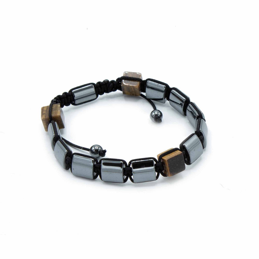 pulsera ojo de tigre cuboide