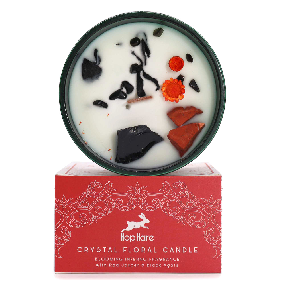 vela aromática con red Jasper