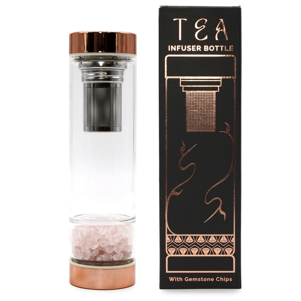botella de cristal para té