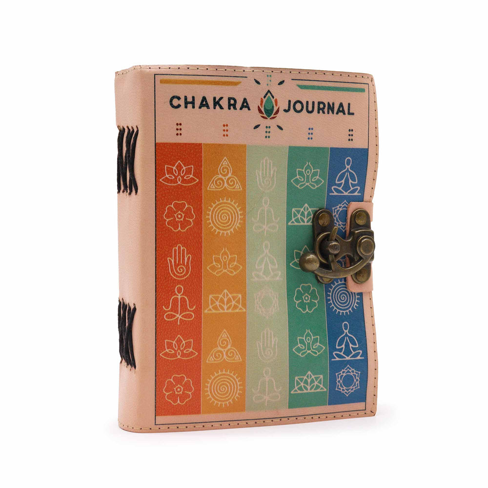 cuaderno de cuero 7chakras