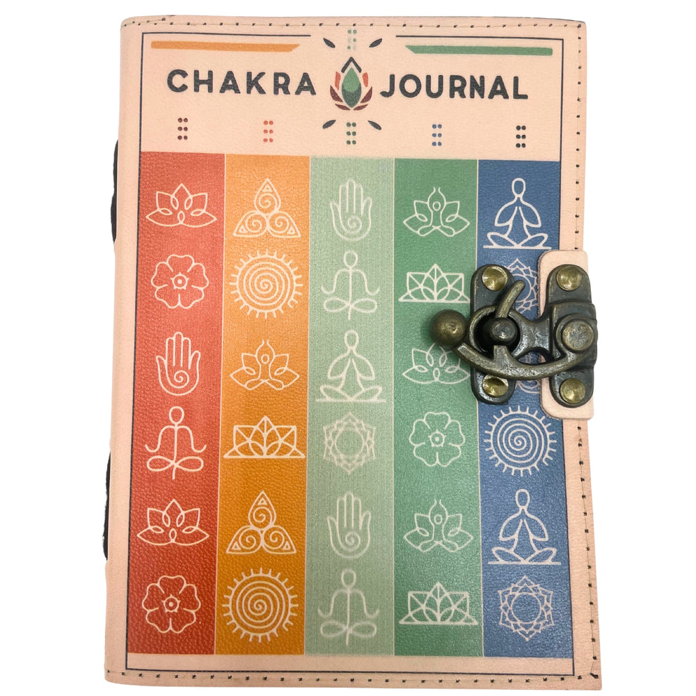 cuaderno de cuero 7chakras