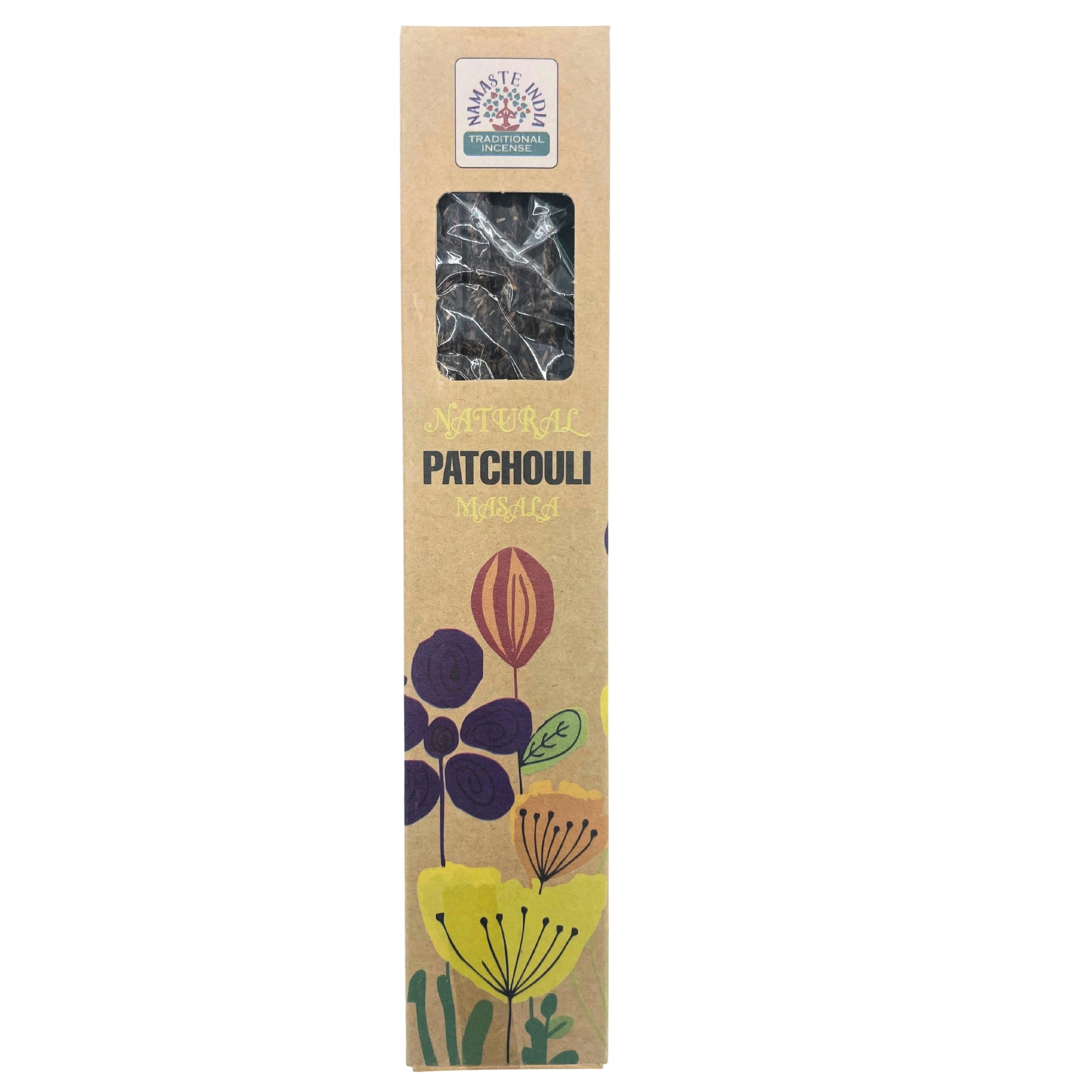 ncienso Natural de Pachulí Masala – Sahumerios Aromáticos para Casa