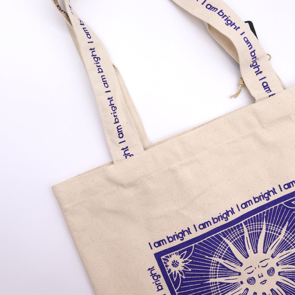 Tote Bag Grande de Algodón – Bolsa Blanca Resistente para Todos los Días