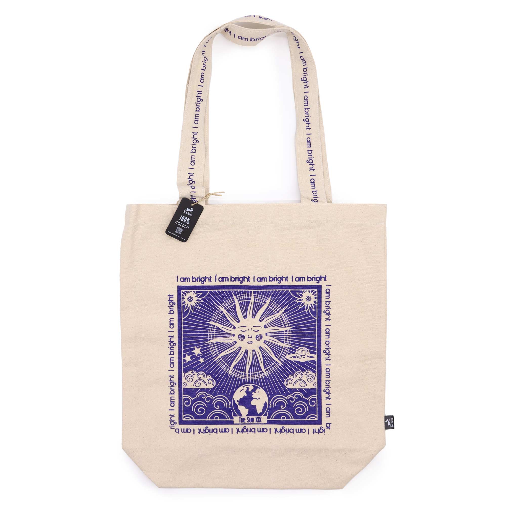Tote Bag Grande de Algodón – Bolsa Blanca Resistente para Todos los Días